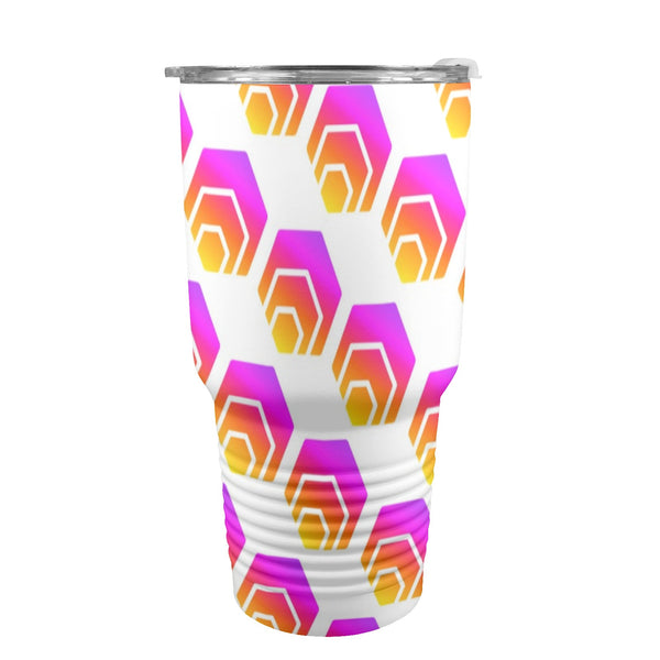 Hex Insulated Stainless Steel Tumbler (30oz ）