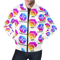 Hex Pulse TEXT Men's All Over Print Casual Jacket