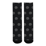 Hex Black & Grey Men's Custom Socks