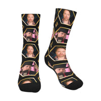 Richard Heart Faces1 Sublimated Crew Socks (3 Packs)