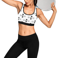 Hex Dot Com Women's All Over Print Sports Bra