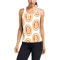 Bitcoin Orange Women's Racerback Tank Top