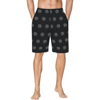 Hex Black & Grey All Over Print Basketball Shorts With Pockets