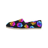 Hex Pulse Combo Black Women's Canvas Slip-On Shoes