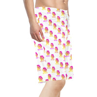 Hex Color Dot Com Men's All Over Print Beach Shorts