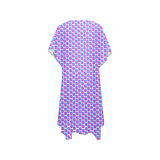 Pulses Small Mid-Length Side Slits Chiffon Cover Up