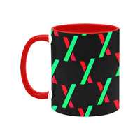 PulseX Black Ceramic Mug With Inner Color (11oz)