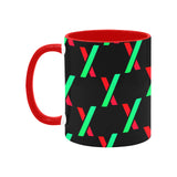 PulseX Black Ceramic Mug With Inner Color (11oz)