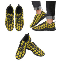 IM 3D BLK Men's Breathable Sneakers