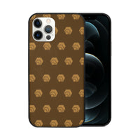 Hex Brown & Tan Iphone 12/12 Pro (6.1") Case