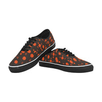 5555 Orange Men's Classic Canvas Low Top Shoe