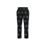 Hex Black & Grey Men's All Over Print Casual Trousers