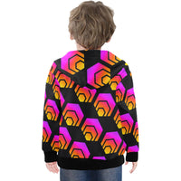 Hex Black Little Boys' Long Sleeve Hoodie