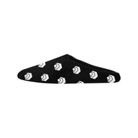 Hex White Black Men's Non-Slip Cotton Slippers