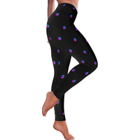 Pulse Small Black All-Over Low Rise Leggings