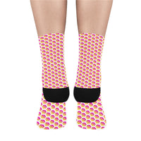 Hex Small Sublimated Crew Socks (3 Packs)