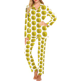 IM 3D WHT Women's Long Pajama Set