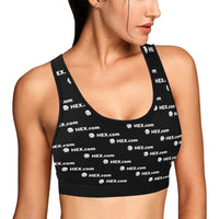 HEXdotcom Combo White Women's All Over Print Sports Bra