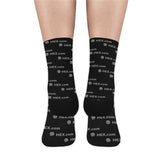 HEXdotcom Combo Grey Sublimated Crew Socks (3 Packs)