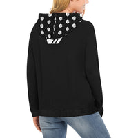 Hex White Black Special Edition Women's All Over Print Hoodie