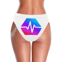 Pulse Logo High-Waisted High-Cut Bikini Bottom