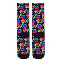 Hex PulseX Pulse Black Special Edition Sublimated Crew Socks (3 Packs)