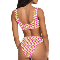 Hex Small Sport Top & High-Waisted Bikini Swimsuit