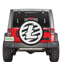Litecoin Logo Spare Tire Cover (Small)(15")