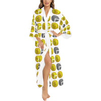 IM ALL 3 WHT Women's Long Kimono Robe