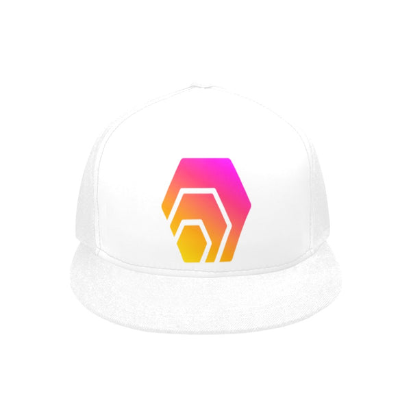 Hex Logo Snapback Flat Brim Hat