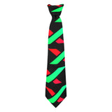 PulseX Logos Black Custom Peekaboo Necktie