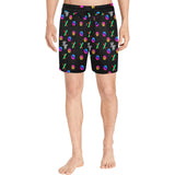 RH HPX White Men's Mid-Length Swim Shorts