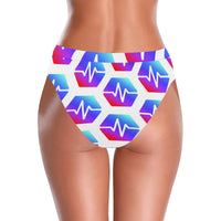 Pulse High-Waisted High-Cut Bikini Bottom