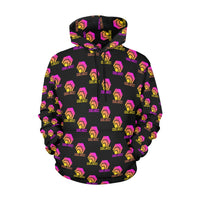 Hex Color Dot Com Black Women's All Over Print Hoodie