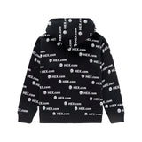 HEXdotcom Combo White Big Boys' Long Sleeve Hoodie