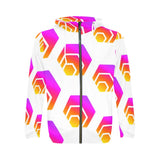 Hex Tapered Men's All Over Print Full Zip Hoodie