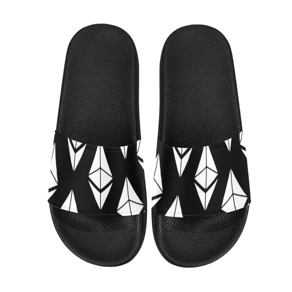 Ethereums Black Men's Slide Sandals - Crypto Wearz