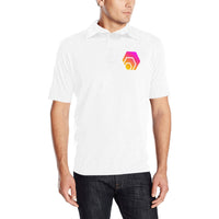 Hex Logo Men's Print Polo Shirt