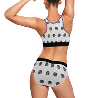 Hex Black Women's Sports Bra Yoga Set