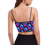 Pulse Black Women's Spaghetti Strap Crop Top