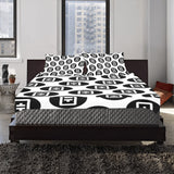 Thetas 3-Piece Bedding Set (1 Duvet Cover 86"x70"; 2 Pillowcases 20"x30")