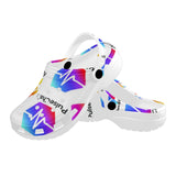 Hex Pulse TEXT Custom Print Adults Clogs