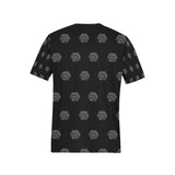 Hex Black & Grey Men's All Over Print T-shirt