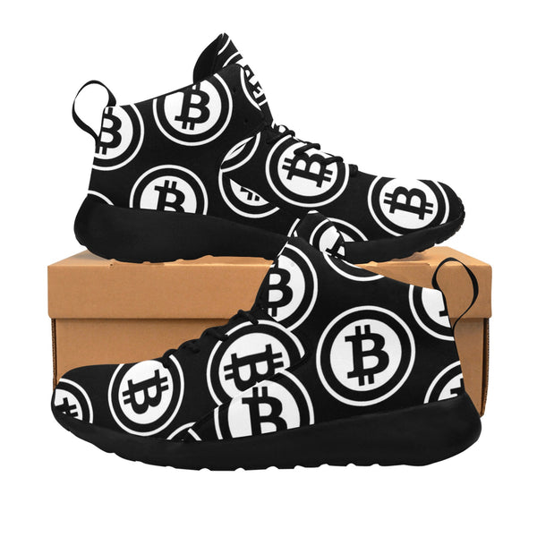 Bitcoin Black Men's Basketball Shoes