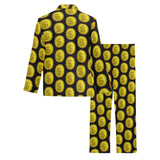 IM 3D BLK Men's Long Pajama Set