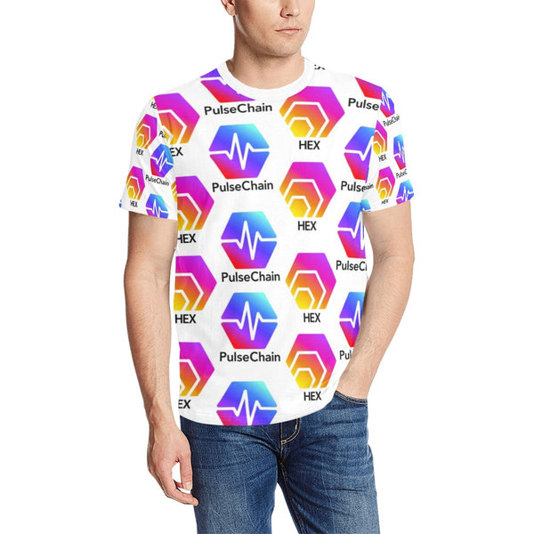 Hex Pulse TEXT Men's All Over Print T-shirt