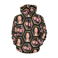 Richard Heart Faces Women's All Over Print Hoodie