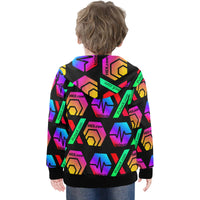 HPXdotCOM Black Little Boys' Long Sleeve Hoodie