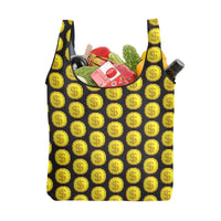 IM 3D BLK Foldable Grocery Bag