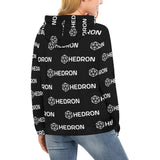 Hedron Combo White Women's All Over Print Hoodie